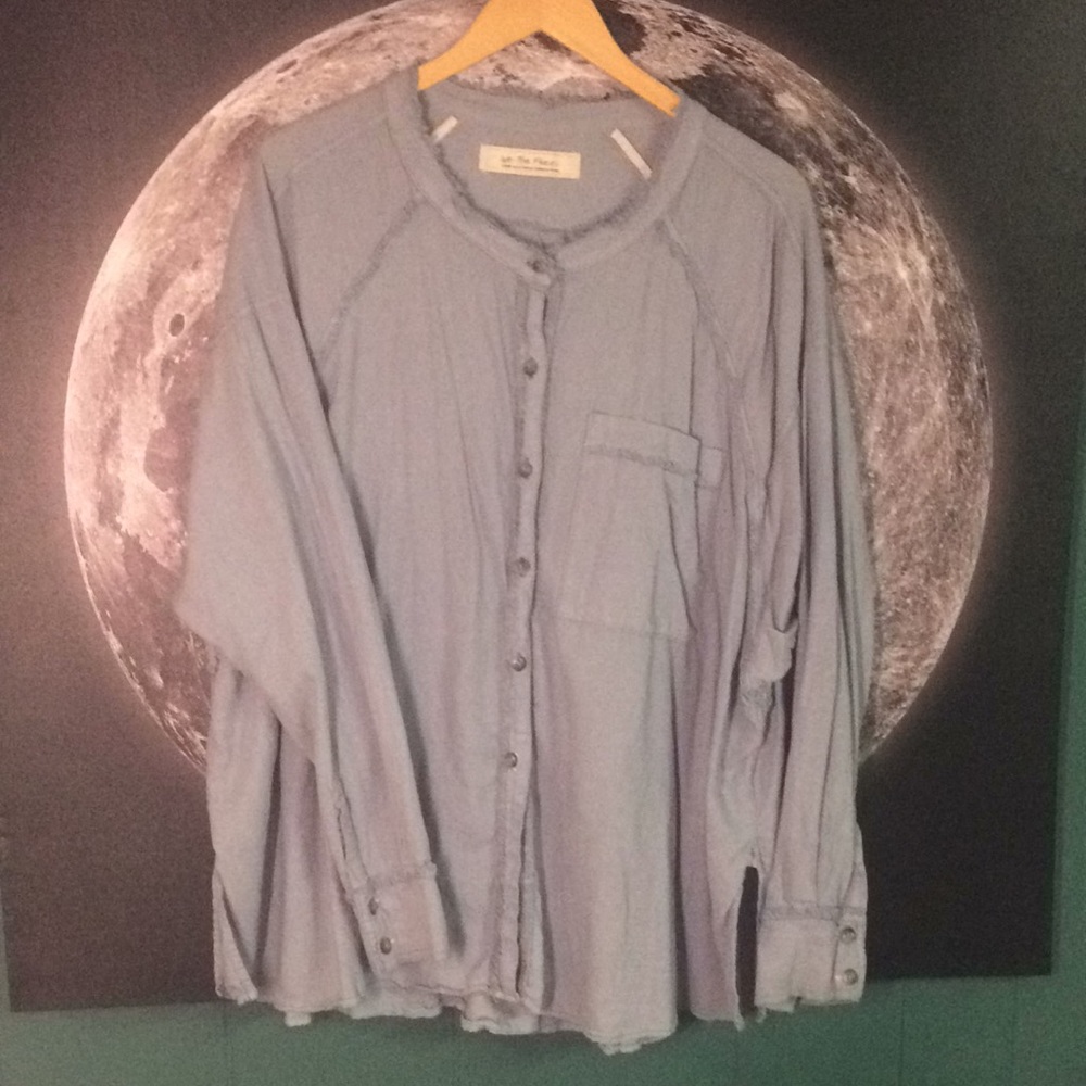 We the free denim oversized top